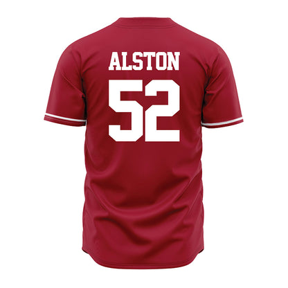 Alabama - NCAA Baseball : Ashton Alston - Cardinal Jersey-3