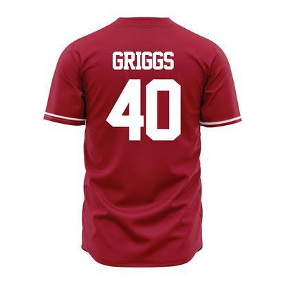 Alabama - NCAA Baseball : Sean Griggs - Cardinal Jersey-3