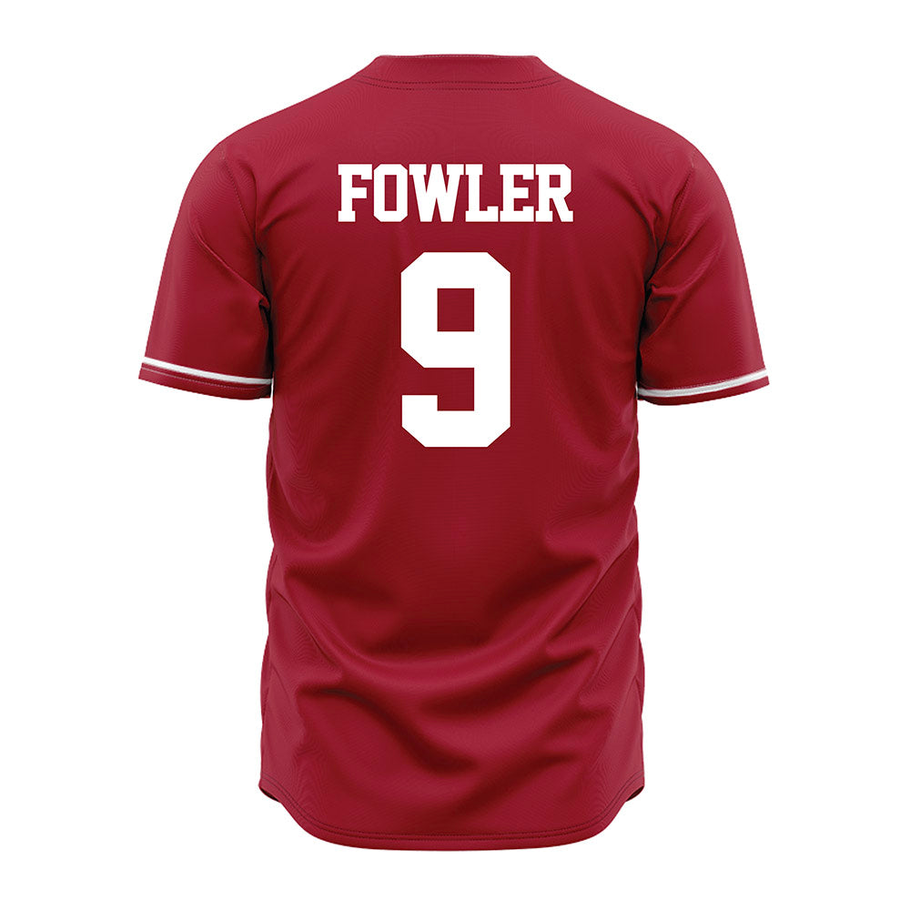 Alabama - NCAA Baseball : Bryce Fowler - Cardinal Jersey-2