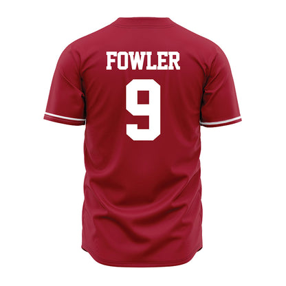 Alabama - NCAA Baseball : Bryce Fowler - Cardinal Jersey-2