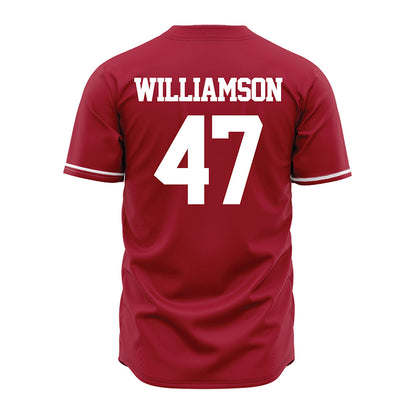 Alabama - NCAA Baseball : Jojo Williamson - Cardinal Jersey-2