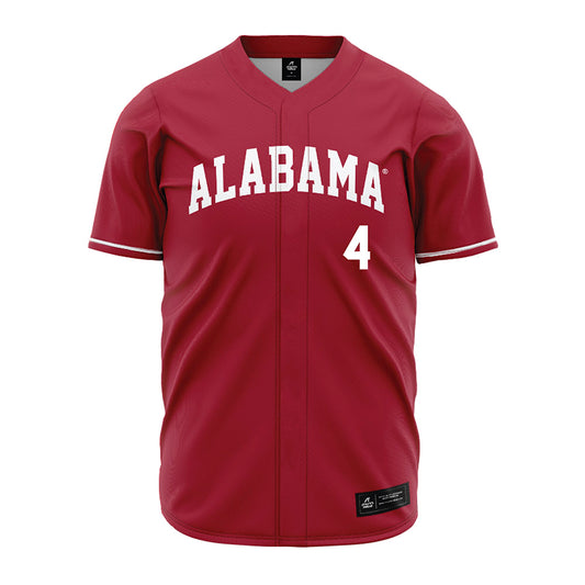 Alabama - NCAA Baseball : Brennan Holt - Cardinal Jersey-0