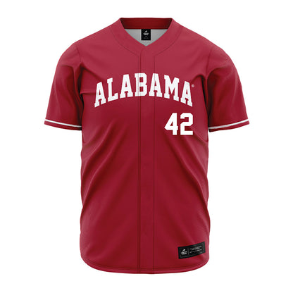 Alabama - NCAA Baseball : Ahmaad Duff - Cardinal Jersey-0
