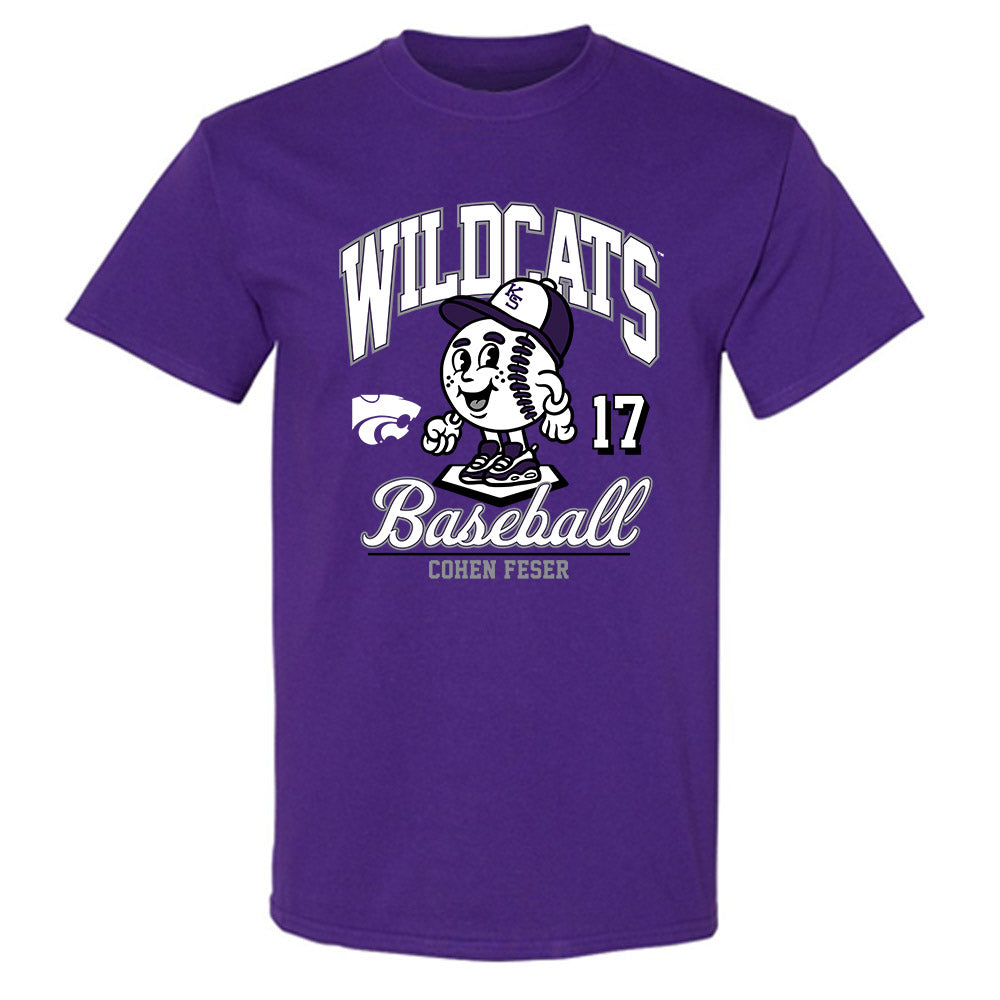 Kansas State - NCAA Baseball : Cohen Feser - Fashion Shersey T-Shirt-0