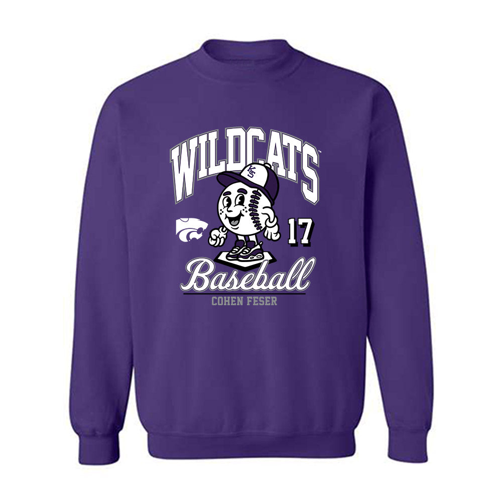 Kansas State - NCAA Baseball : Cohen Feser - Fashion Shersey Crewneck Sweatshirt-0