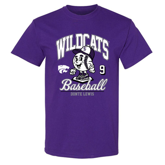 Kansas State - NCAA Baseball : Donte Lewis - Fashion Shersey T-Shirt-0