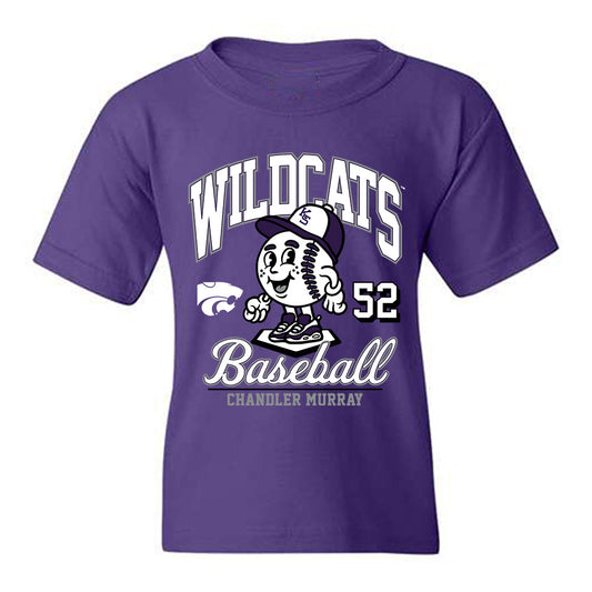 Kansas State - NCAA Baseball : Chandler Murray - Fashion Shersey Youth T-Shirt-0