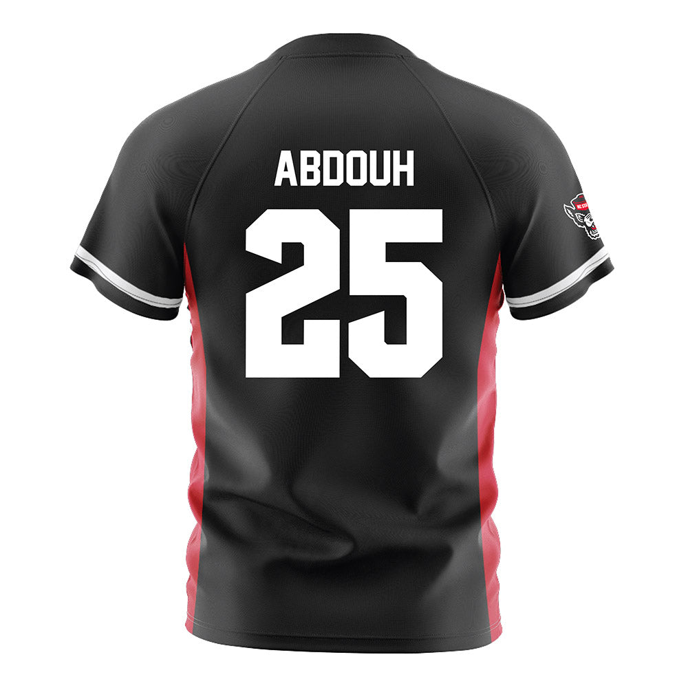 NC State - NCAA Men's Soccer : Adam Abdouh - Black Soccer Jersey-1