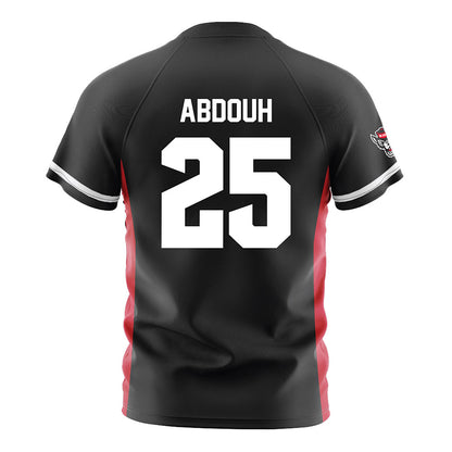 NC State - NCAA Men's Soccer : Adam Abdouh - Black Soccer Jersey-1