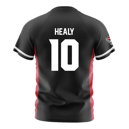 NC State - NCAA Men's Soccer : Taig Healy - Black Soccer Jersey-1