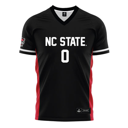 NC State - NCAA Men's Soccer : Christian Herluf - Black Soccer Jersey-0