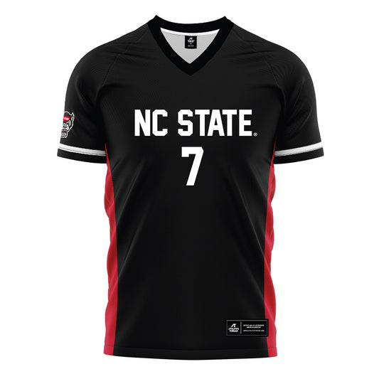 NC State - NCAA Men's Soccer : Donavan Phillip - Black Soccer Jersey-0