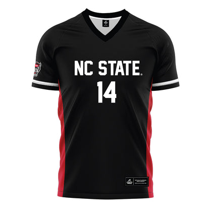 NC State - NCAA Men's Soccer : Moritz Weber - Black Soccer Jersey-0