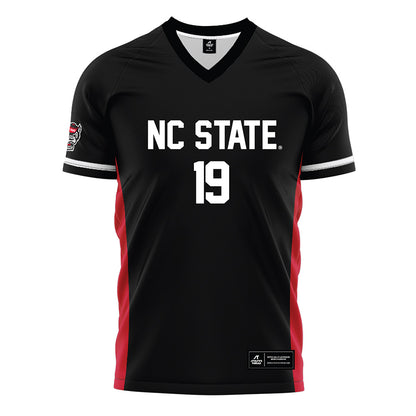 NC State - NCAA Men's Soccer : Pedro Caeiro - Black Soccer Jersey-0