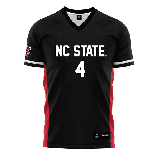 NC State - NCAA Men's Soccer : Carlos Santamaria - Black Soccer Jersey-0