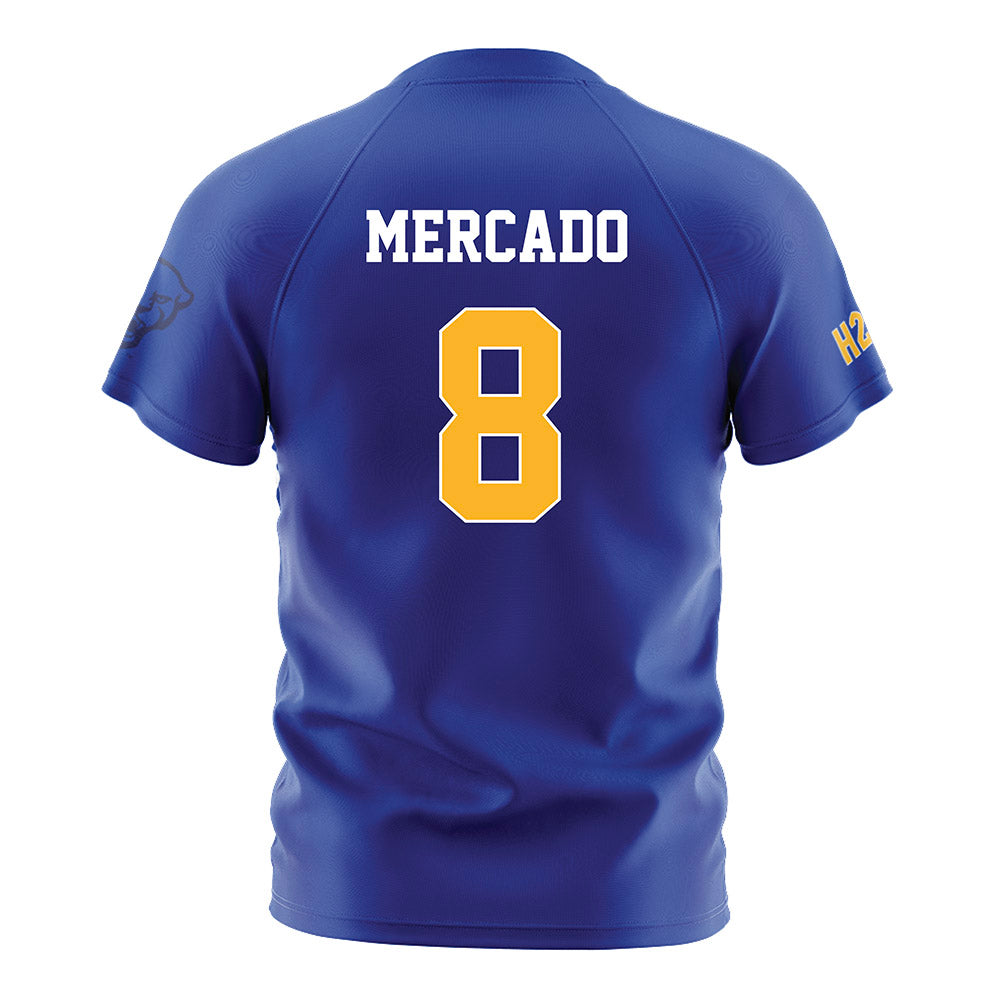 Pittsburgh - NCAA Men's Soccer : Felipe Mercado - Blue Soccer Jersey