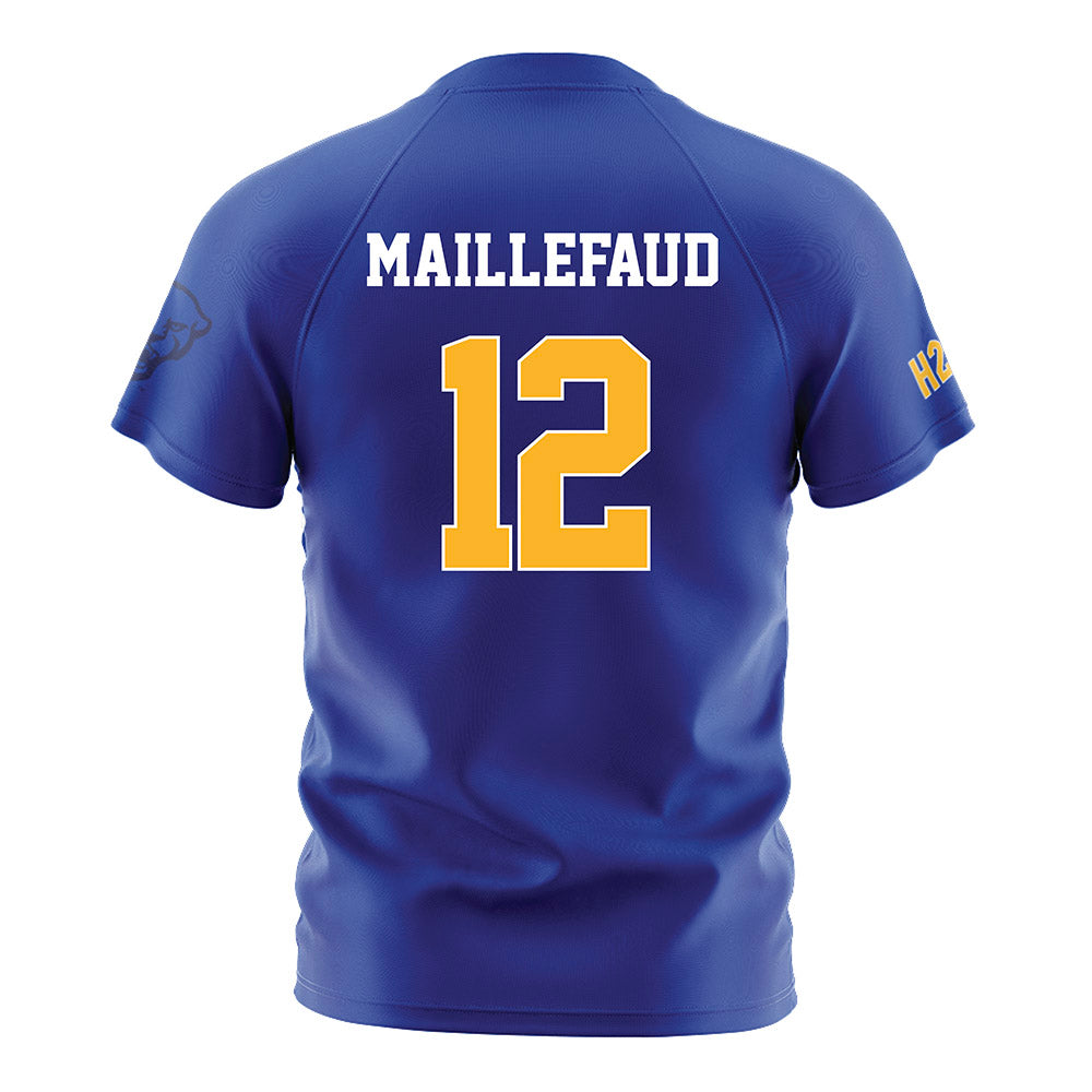 Pittsburgh - NCAA Men's Soccer : Mateo Maillefaud - Blue Soccer Jersey