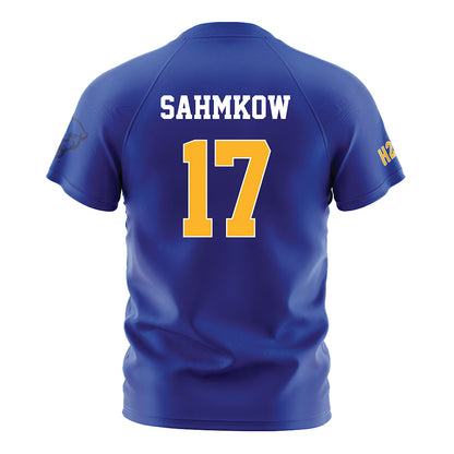 Pittsburgh - NCAA Men's Soccer : Luis Sahmkow - Blue Soccer Jersey