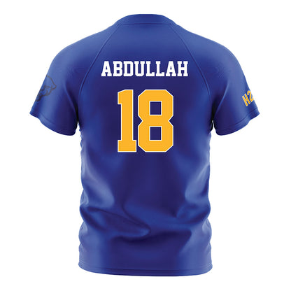Pittsburgh - NCAA Men's Soccer : Ameer Abdullah - Blue Soccer Jersey