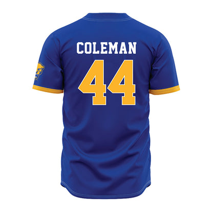 Pittsburgh - NCAA Baseball : Aidan Coleman - Blue Jersey