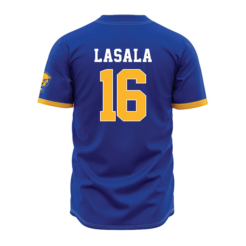 Pittsburgh - NCAA Baseball : Anthony LaSala - Blue Jersey