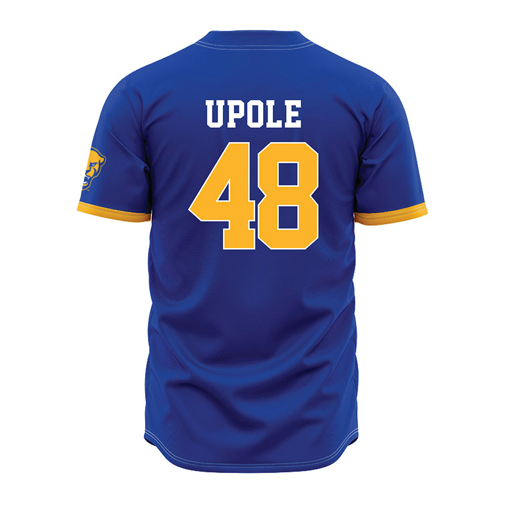 Pittsburgh - NCAA Baseball : Isaac Upole - Blue Jersey