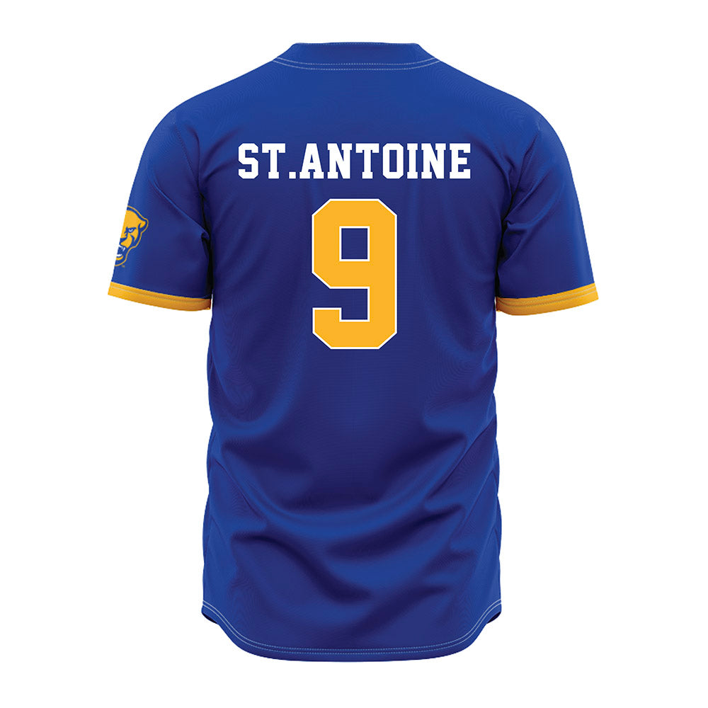 Pittsburgh - NCAA Baseball : Jonah St.antoine - Blue Jersey