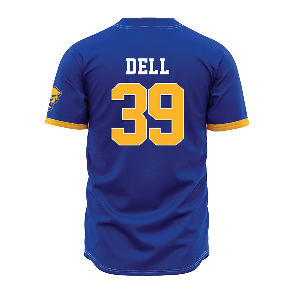 Pittsburgh - NCAA Baseball : Richie Dell - Blue Jersey