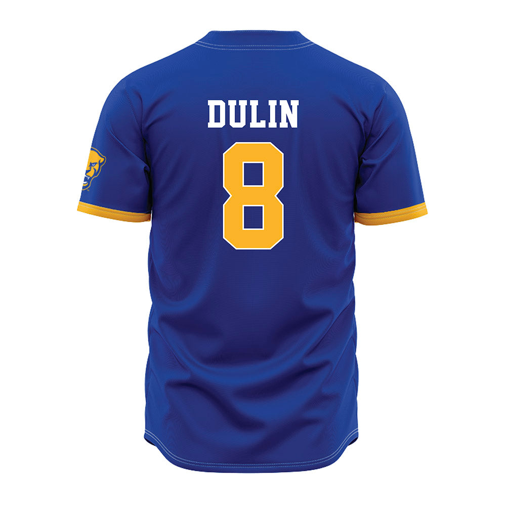 Pittsburgh - NCAA Baseball : Caden Dulin - Blue Jersey