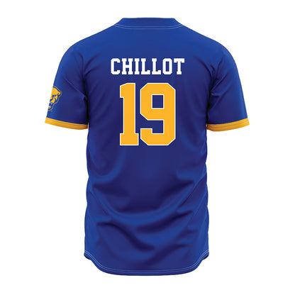 Pittsburgh - NCAA Baseball : Gavin Chillot - Blue Jersey