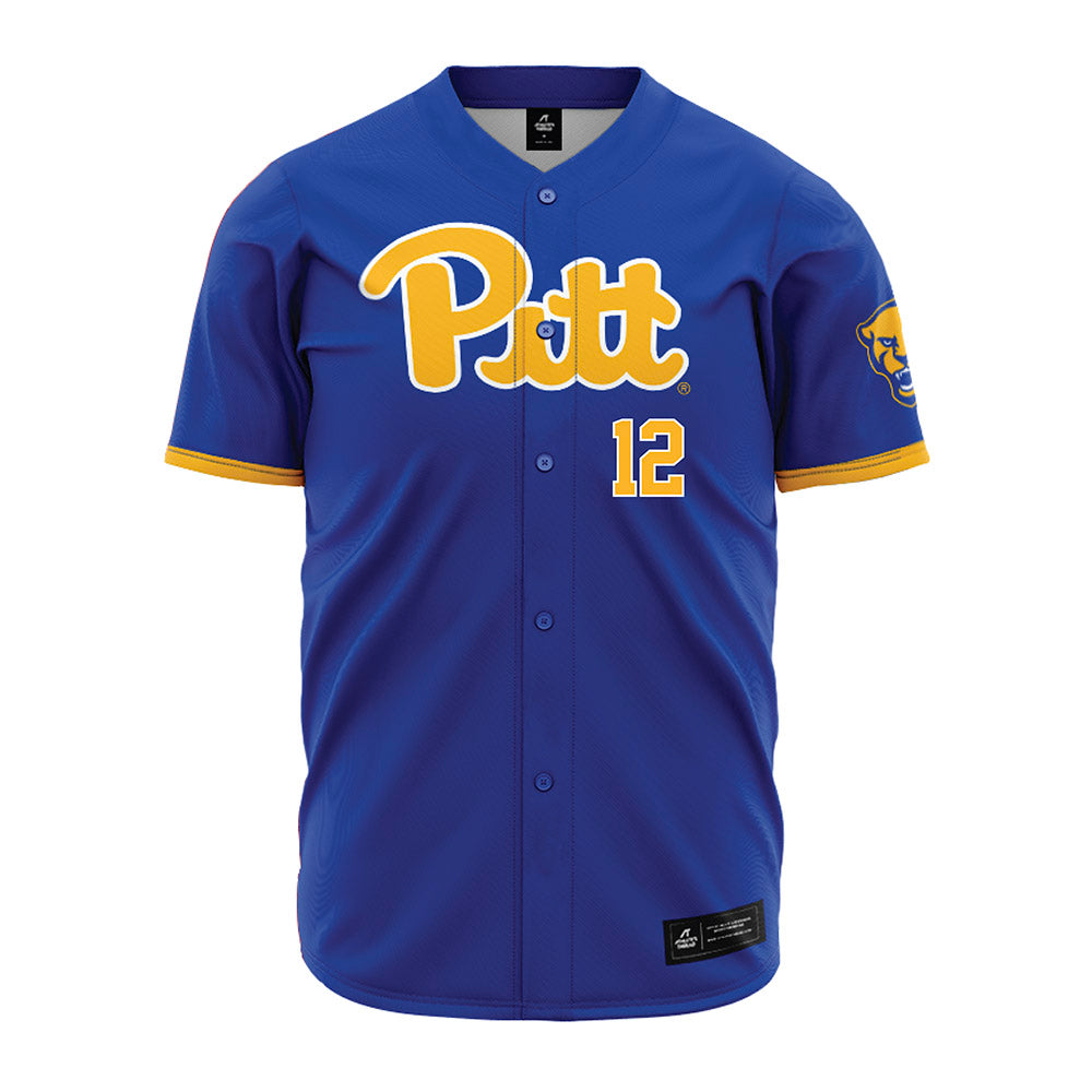 Pittsburgh - NCAA Baseball : Derrick Tarpley Jr - Blue Jersey