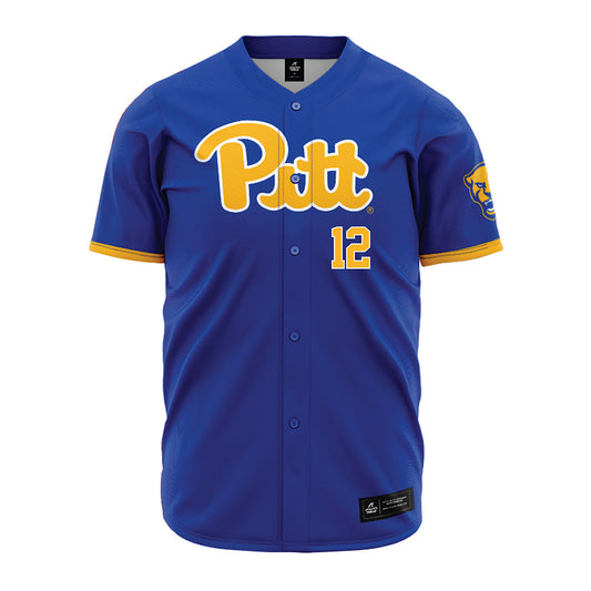 Pittsburgh - NCAA Baseball : Derrick Tarpley Jr - Blue Jersey