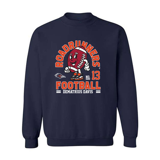 UTSA - NCAA Football : Dematrius Davis - Fashion Shersey Crewneck Sweatshirt