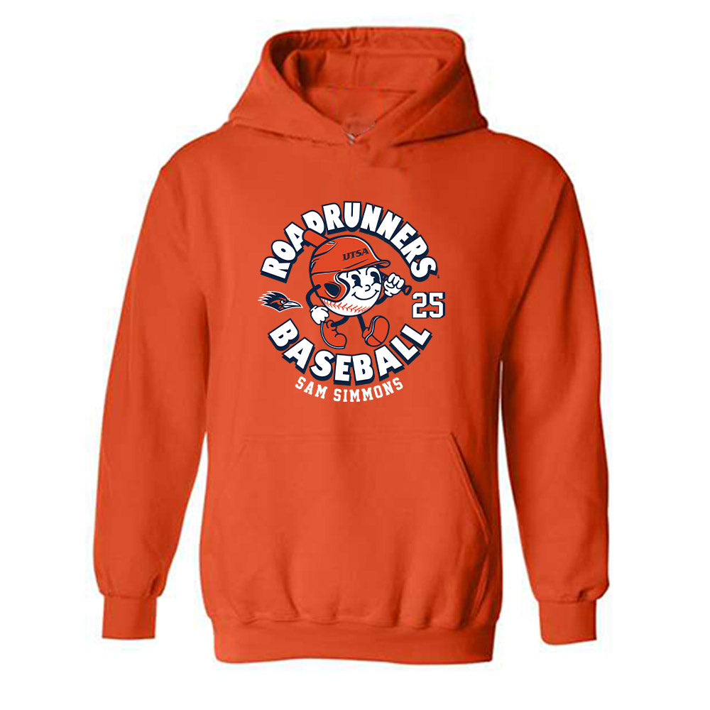 UTSA - NCAA Baseball : Sam Simmons - Fashion Shersey Hooded Sweatshirt-0