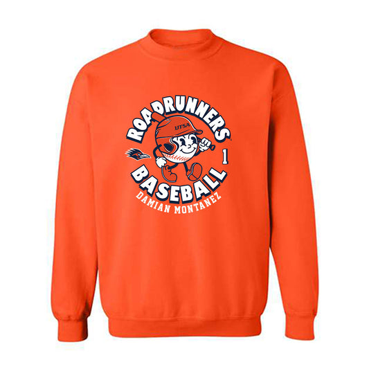 UTSA - NCAA Baseball : Damian Montanez - Fashion Shersey Crewneck Sweatshirt-0