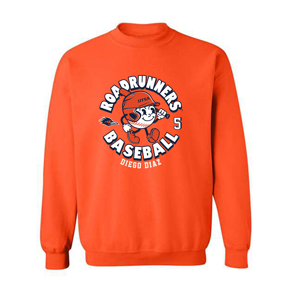 UTSA - NCAA Baseball : Diego Diaz - Fashion Shersey Crewneck Sweatshirt-0