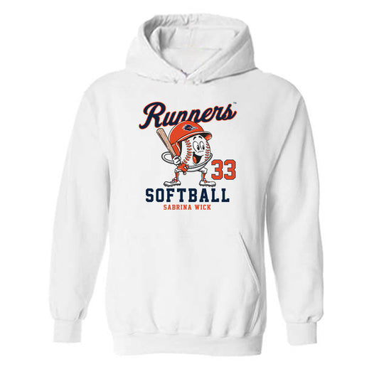 UTSA - NCAA Softball : Sabrina Wick - Fashion Shersey Hooded Sweatshirt-0