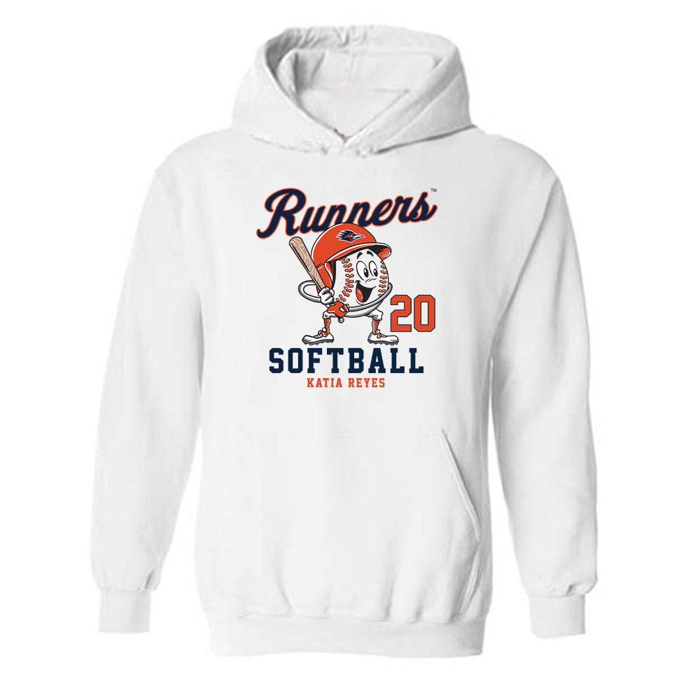 UTSA - NCAA Softball : Katia Reyes - Fashion Shersey Hooded Sweatshirt-0