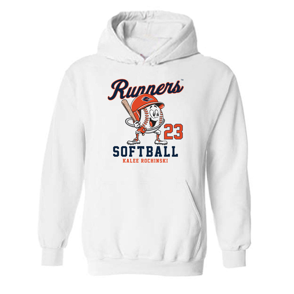UTSA - NCAA Softball : Kalee Rochinski - Fashion Shersey Hooded Sweatshirt