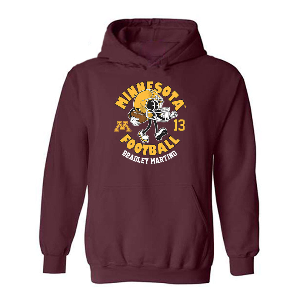 Minnesota - NCAA Football : Bradley Martino - Fashion Shersey Hooded Sweatshirt-0