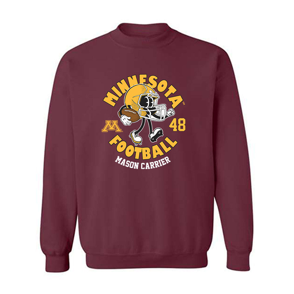 Minnesota - NCAA Football : Mason Carrier - Fashion Shersey Crewneck Sweatshirt-0
