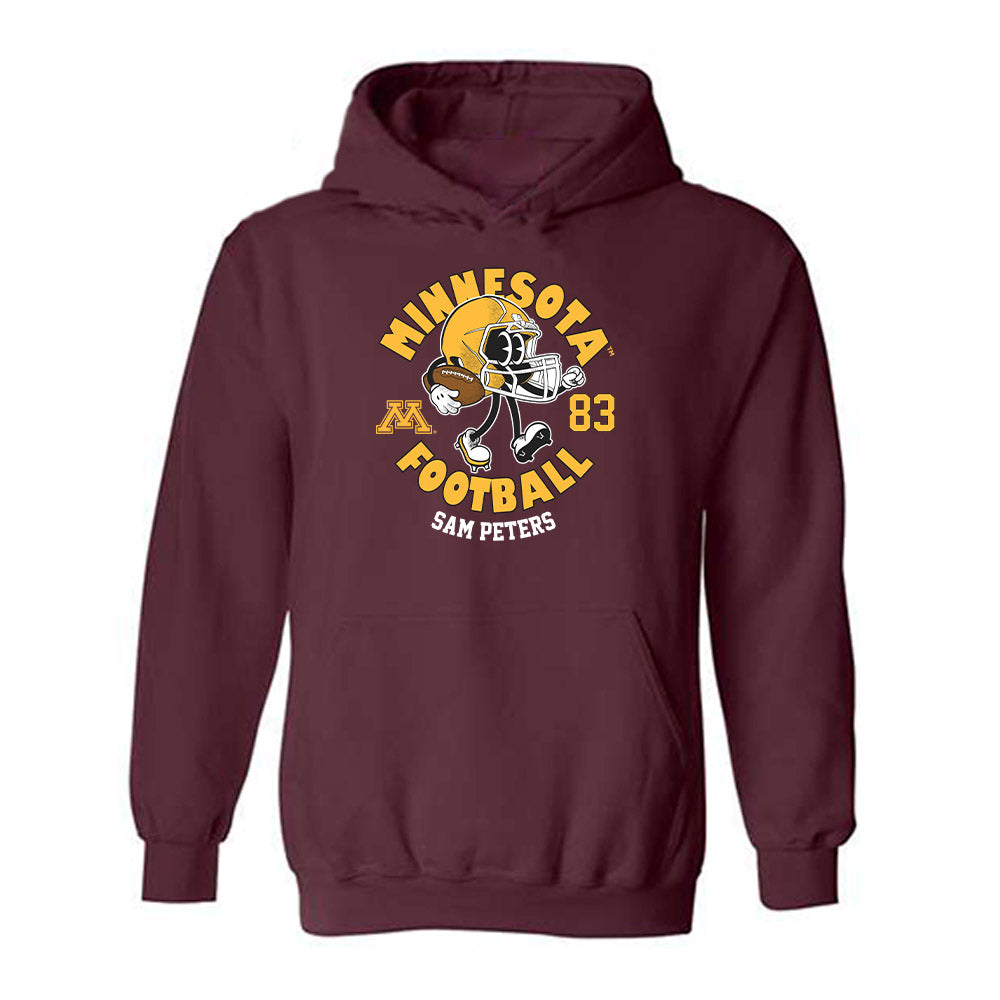 Minnesota - NCAA Football : Sam Peters - Fashion Shersey Hooded Sweatshirt-0