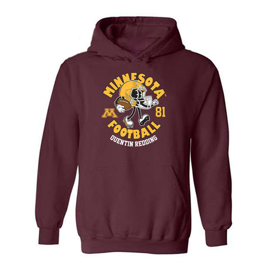 Minnesota - NCAA Football : Quentin Redding - Fashion Shersey Hooded Sweatshirt-0