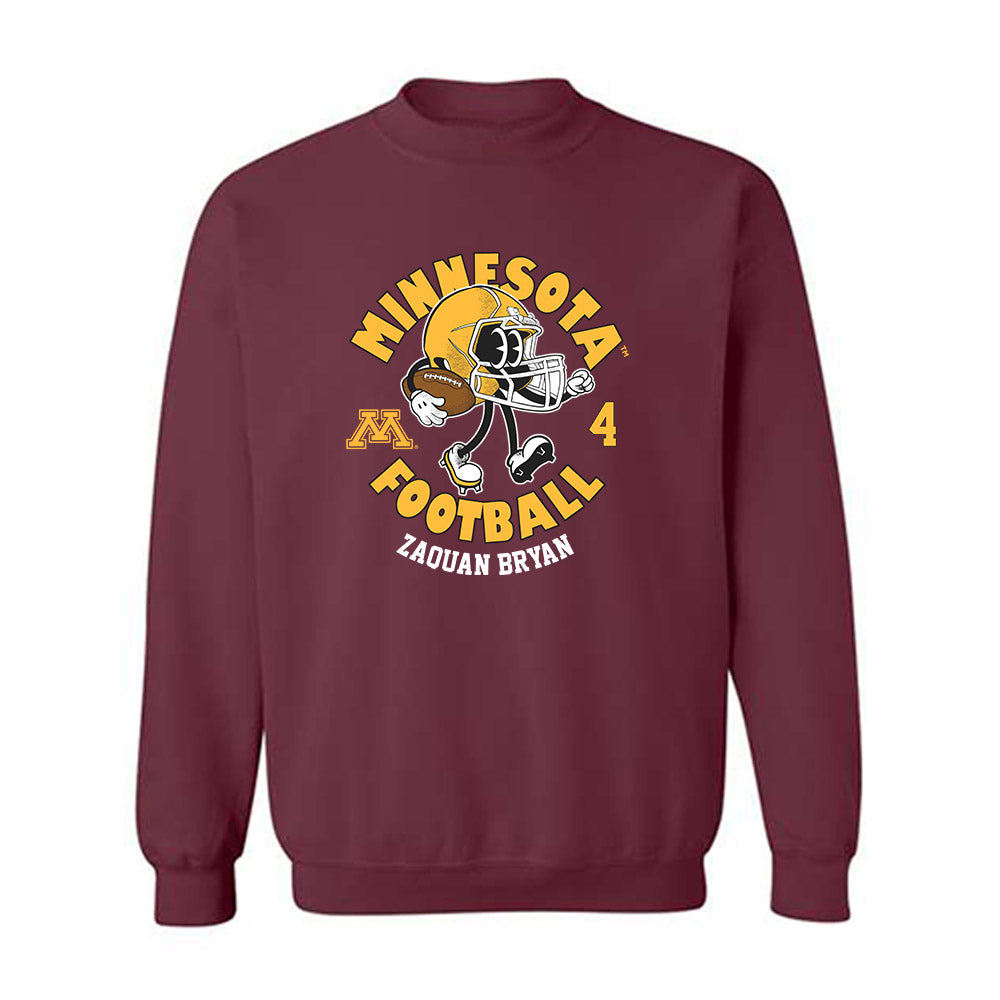 Minnesota - NCAA Football : ZaQuan Bryan - Fashion Shersey Crewneck Sweatshirt-0