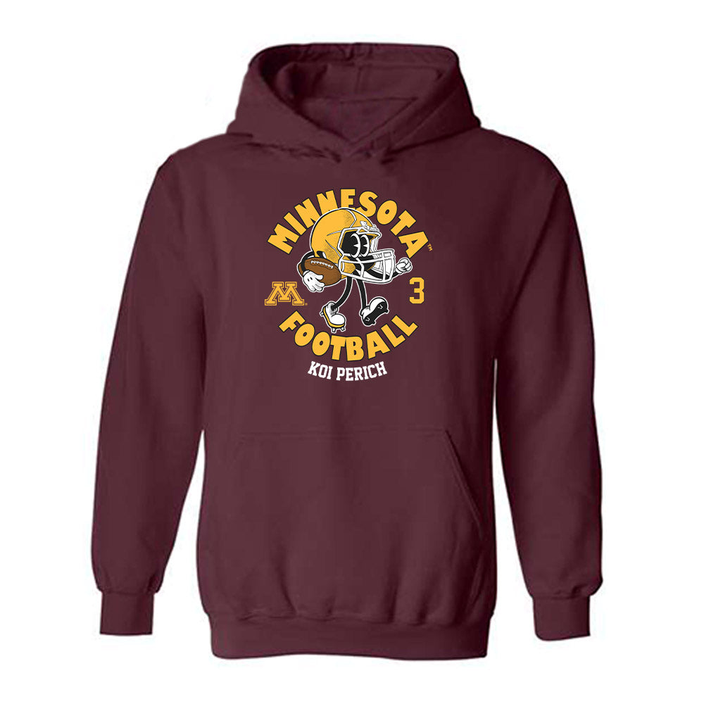 Minnesota - NCAA Football : Koi Perich - Fashion Shersey Hooded Sweatshirt