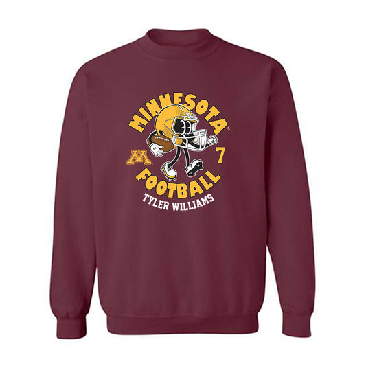 Minnesota - NCAA Football : Tyler Williams - Fashion Shersey Crewneck Sweatshirt