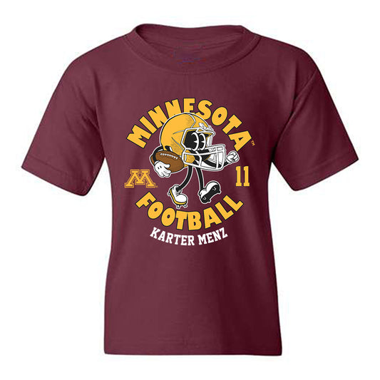 Minnesota - NCAA Football : Karter Menz - Fashion Shersey Youth T-Shirt-0