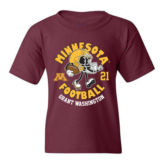 Minnesota - NCAA Football : Grant Washington - Fashion Shersey Youth T-Shirt-0