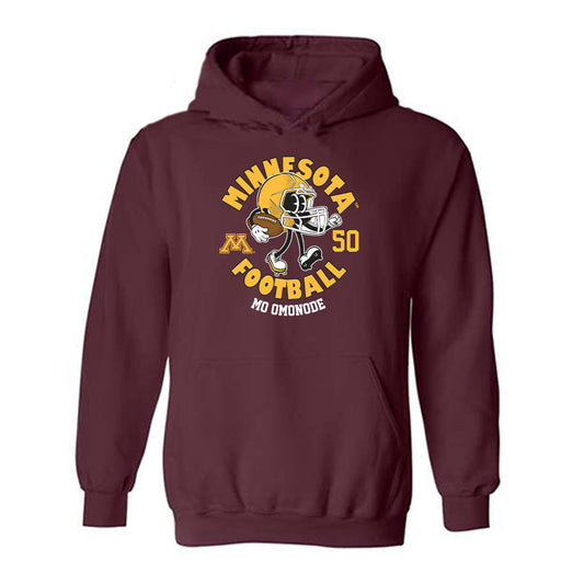Minnesota - NCAA Football : Mo Omonode - Fashion Shersey Hooded Sweatshirt-0