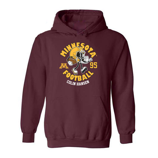 Minnesota - NCAA Football : Colin Hansen - Fashion Shersey Hooded Sweatshirt-0